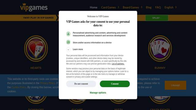 VIPGames Casino casino screenshot